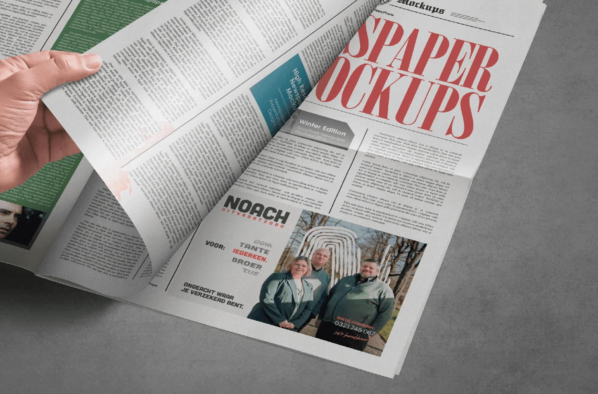 Krantenadvertentie
